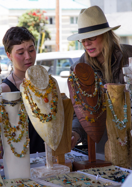 1Jeweler Sally Plank at Paso Robles Art inthe Park