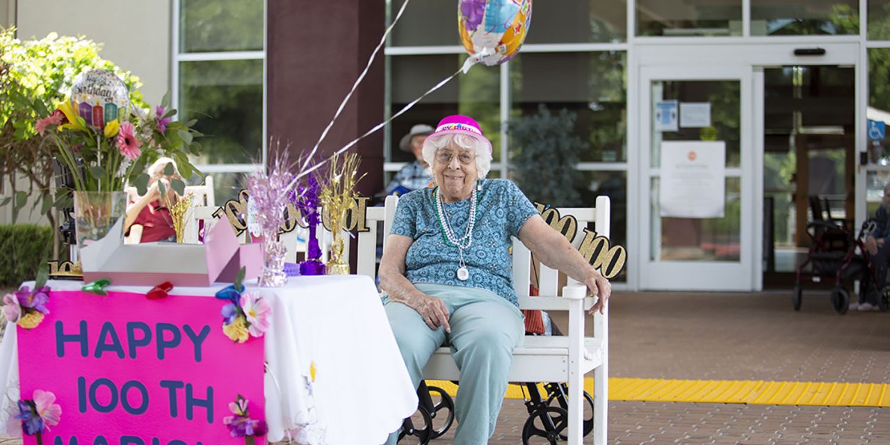 Marion McKie Enjoys 100th Birthday Parade