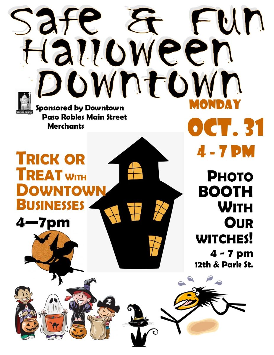 Volunteers Needed for Paso's Downtown Halloween • Paso Robles Press