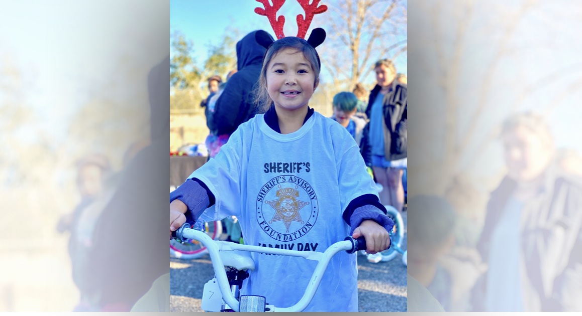 San Luis Obispo County Sheriff’s Office gives away bikes for the holidays