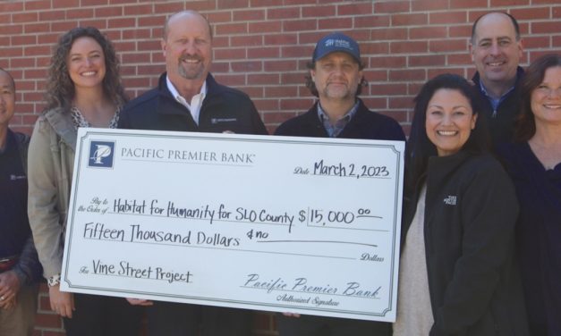 Pacific Premier Bank Donates $15,000 to Habitat for Humanity