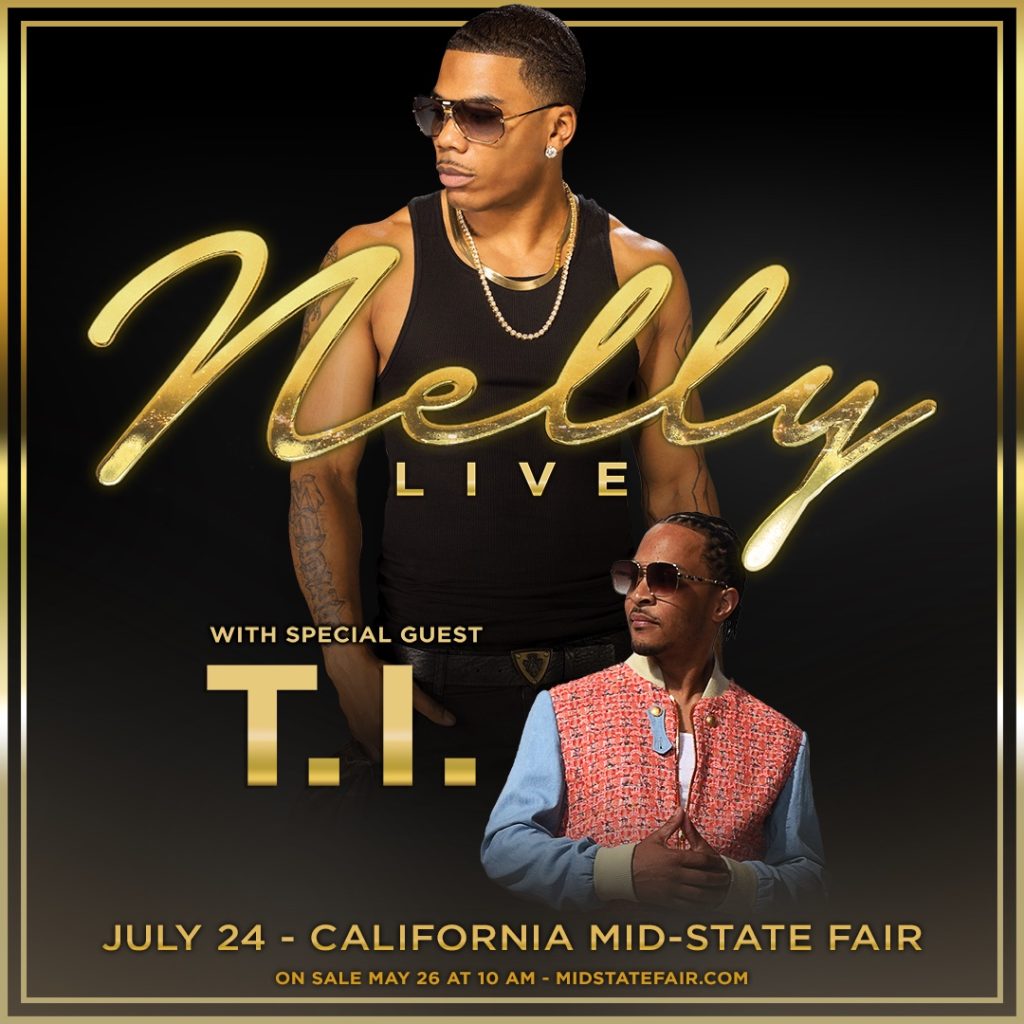 Multi Grammywinning icon Nelly to perform at California MidState Fair