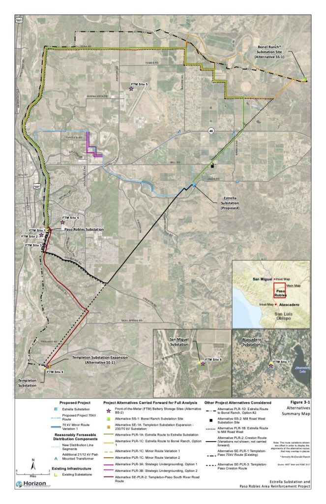 2023 PGE Proposed Alternatives Map