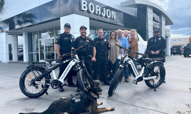 Paso Robles Police Department receives donation from Borjon Auto Center