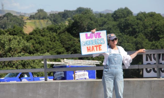 Group Organizes Rally on Vineyard Drive Overpass