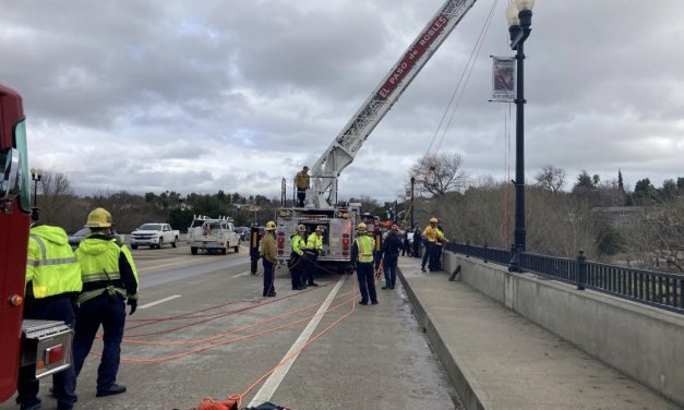 First Responders Rescue Man from Riverbed in Paso Robles