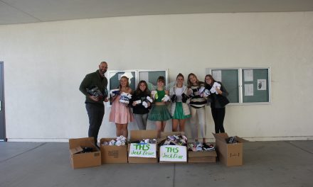 Templeton High School students donate over 1,500 socks to local nonprofit