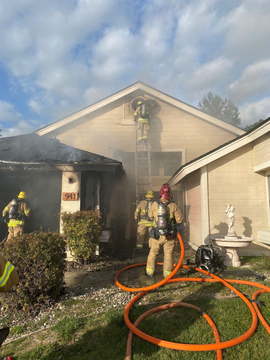 Firefighters respond to residential structure fire at Evert Court ...