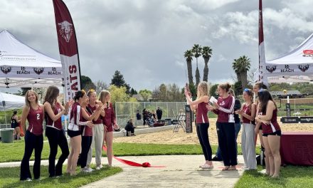 Paso Robles community scores big: Girls beach volleyball team celebrates new home courts