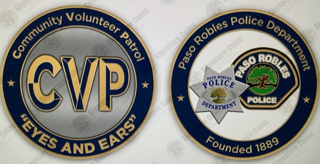 Paso Robles Community Volunteer Patrol extends Challenge Coin fundraiser