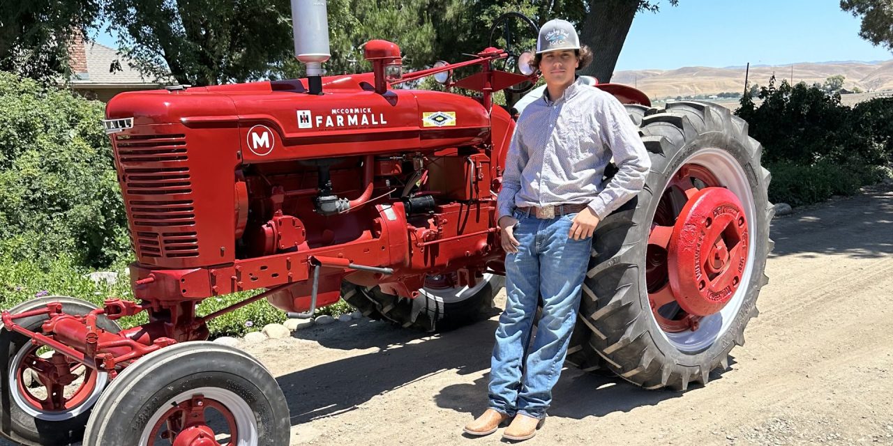 Paso Robles FFA member going to nationals for tractor restoration project