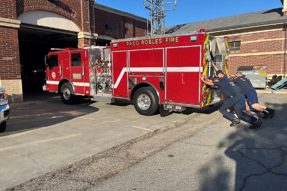 Paso Robles Fire Department honors tradition with ‘push-in’ ceremony