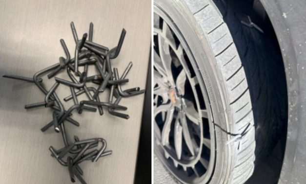 Crime Stoppers Offers $1,000 Reward in Tire Vandalism Investigation