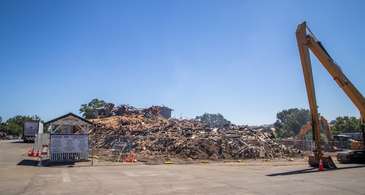 Main Street Reopens Following Templeton Feed and Grain Fire