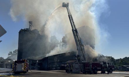 UPDATE: Fire continues to smolder and burn at beloved Templeton Feed and Grain