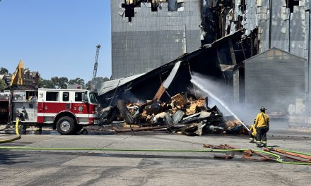 Fire engulfs Templeton Feed and Grain; Community asked to conserve water