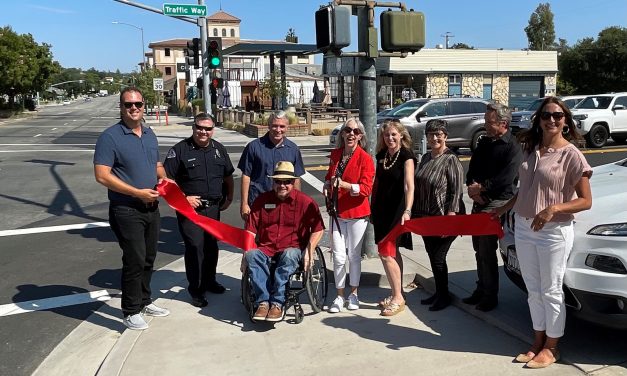 City Council Ribbon Cutting on Traffic Way