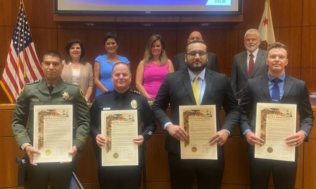 SLO County Supervisors Commendation for Heroic Actions From June 2020