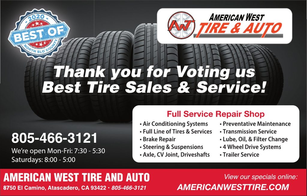 Best Tire Sales & Service of North SLO County 2020