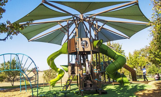 Two-Story Playground Open at Barney Schwartz Park