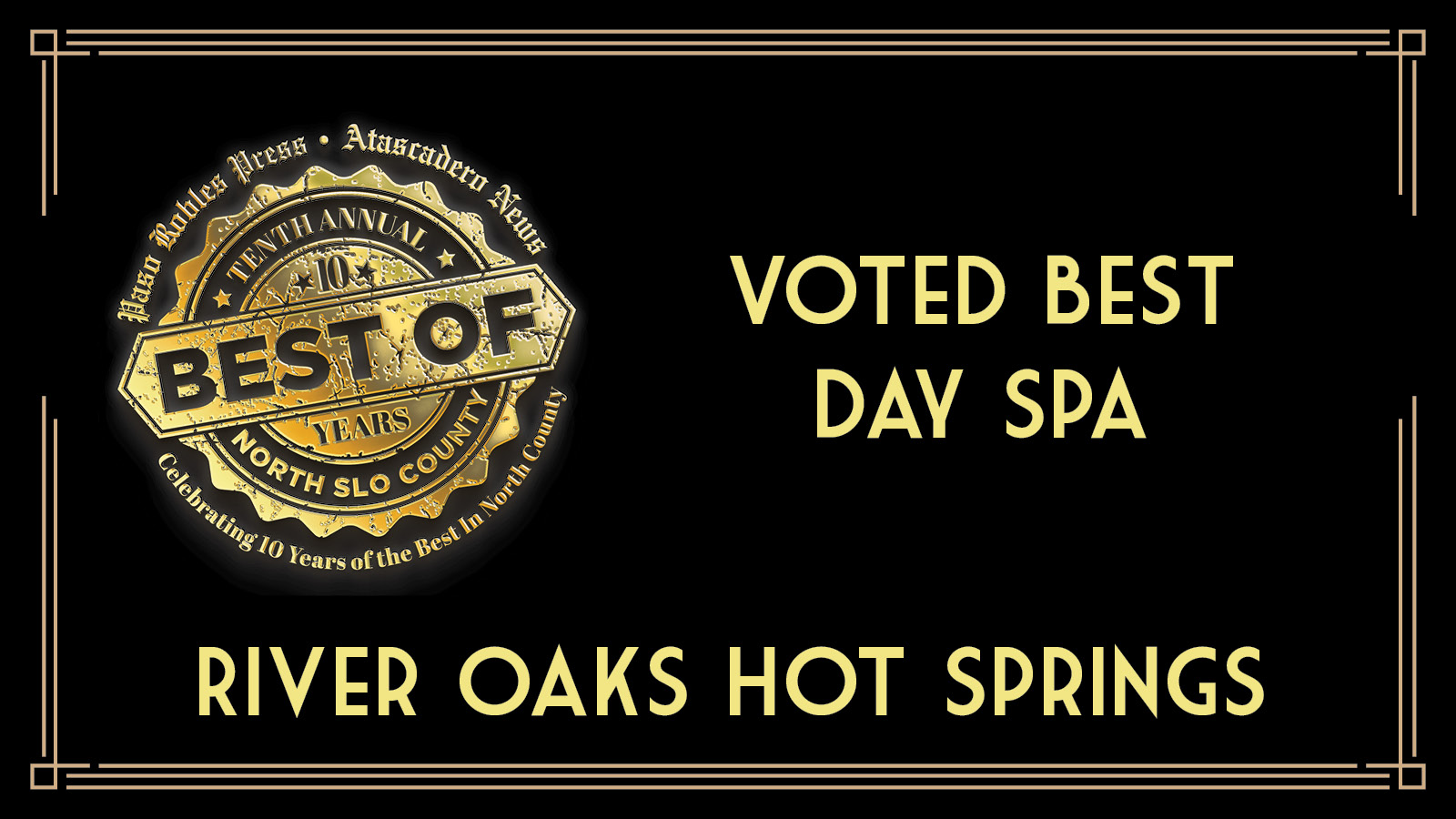 Best of 2023 Winner Best Day Spa • Paso Robles Press