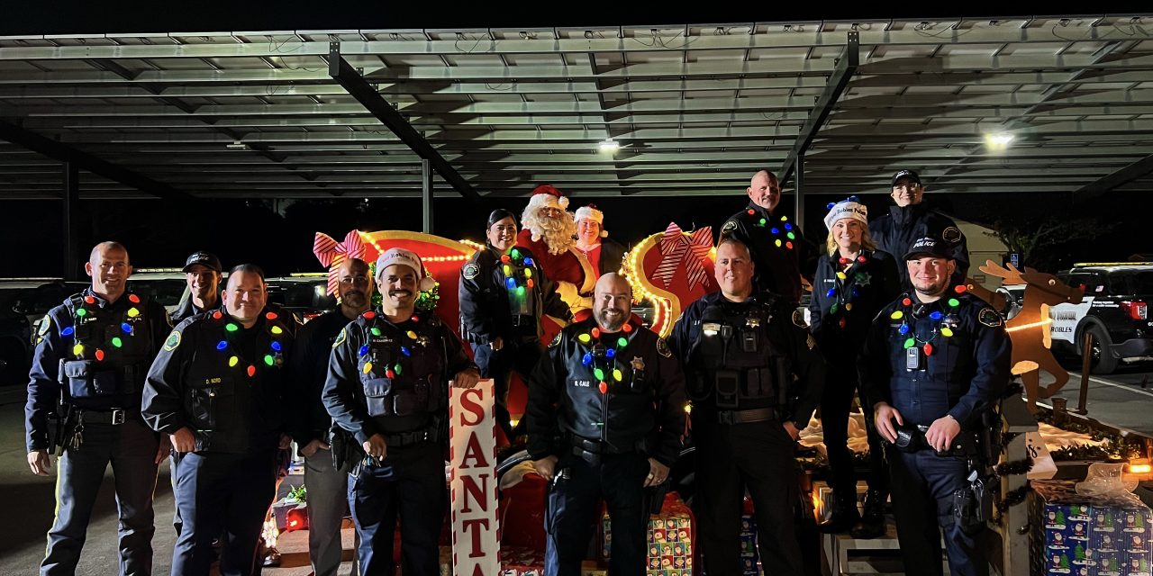 Community Spotlight: PRPD brings Santa’s Sleigh to Paso Robles