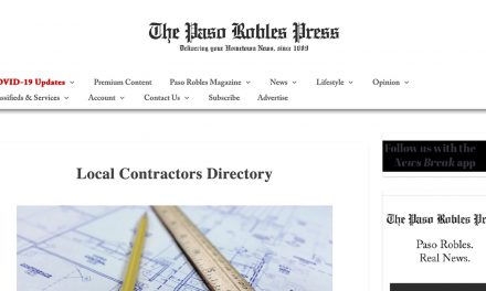 Paso Robles Press Contractors Directory Adds Digital