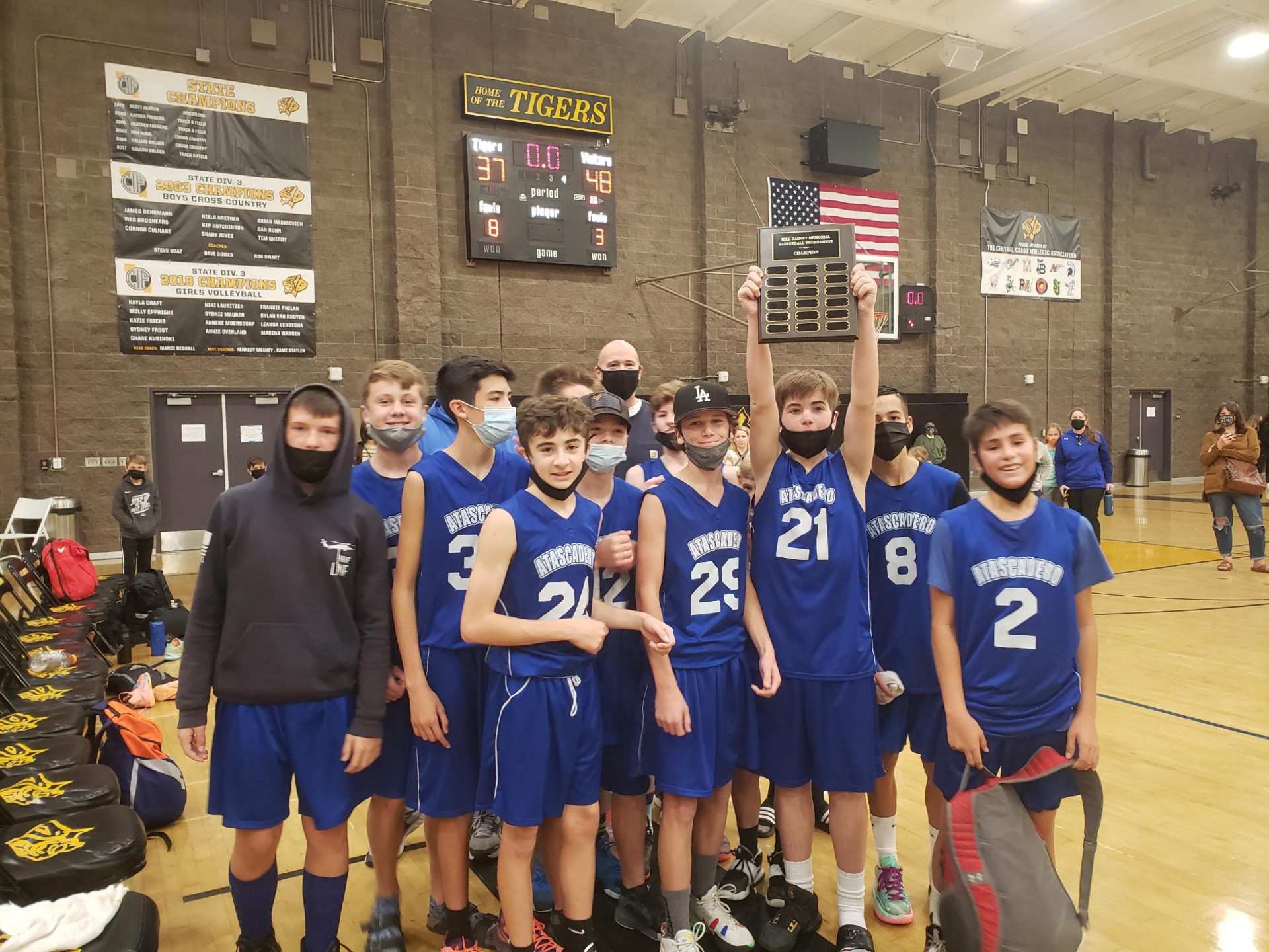 Atascadero Middle School Basketball Team Go Undefeated! • Paso Robles Press