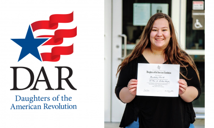 Daughters of the American Revolution Good Citizen Awarded to THS Senior Brooksley Pruitt