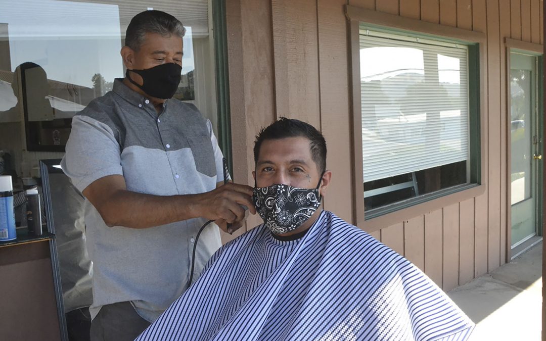 Salons, Barbers Adapt to Working Outside