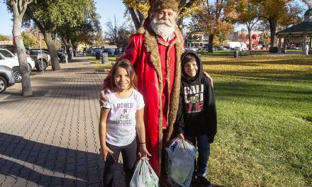 Santa Brings Christmas Cheer to Paso Robles Holiday House