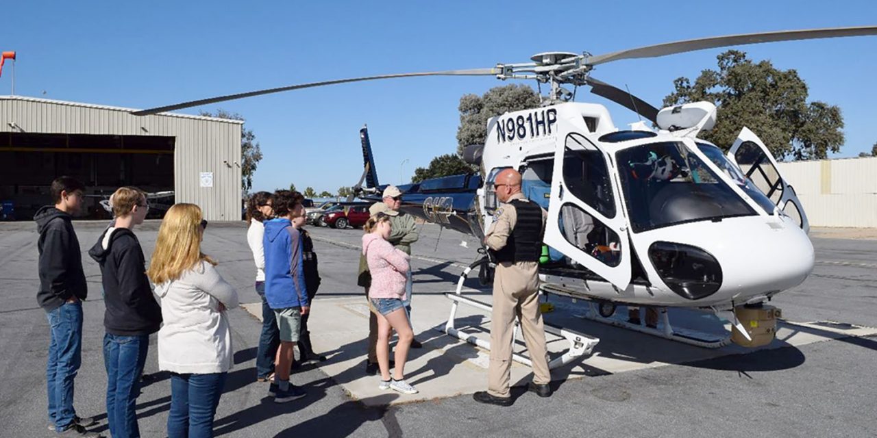 Estrella Warbird Museum Aviation Youth Tour CHP, Cal Fire Facilities
