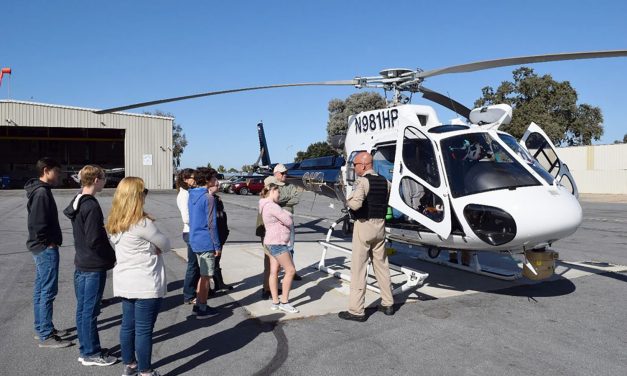 Estrella Warbird Museum Aviation Youth Tour CHP, Cal Fire Facilities