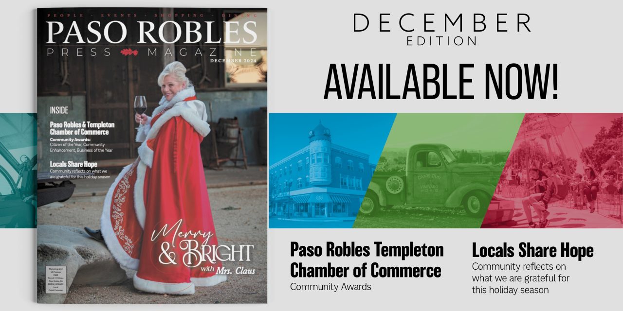 December Issue of Paso Robles Press Magazine Available Now!