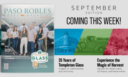 September Issue of Paso Robles Press Magazine in Your Mailbox this Week