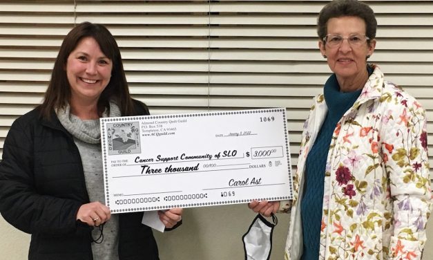 Local Quilt Guild Gifts Donations to Local Non-Profits