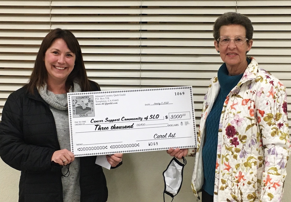 Local Quilt Guild Gifts Donations to Local Non-Profits • Paso Robles Press