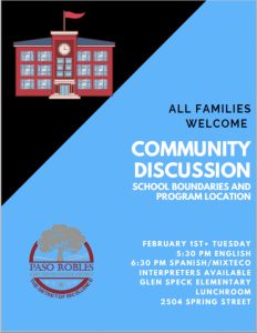 Feb. 1 Community Discussion