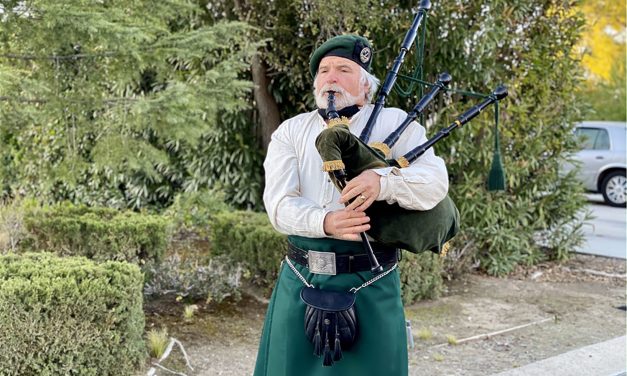 Former Paso Robles City Planner Celebrates St. Patrick’s Day with Bagpipe Tour