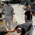 Grizzly Youth Academy volunteers for Habitat for Humanity SLO County Vine Street Homes Project