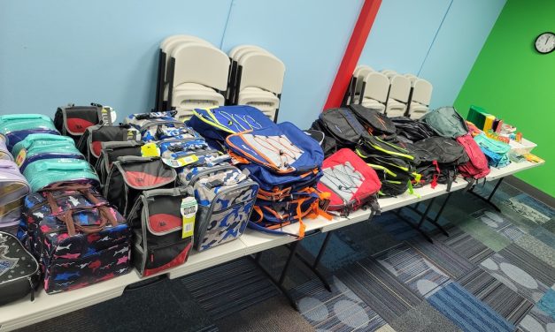 Hop’s Bounce House of Atascadero Donates Over 100 Backpacks