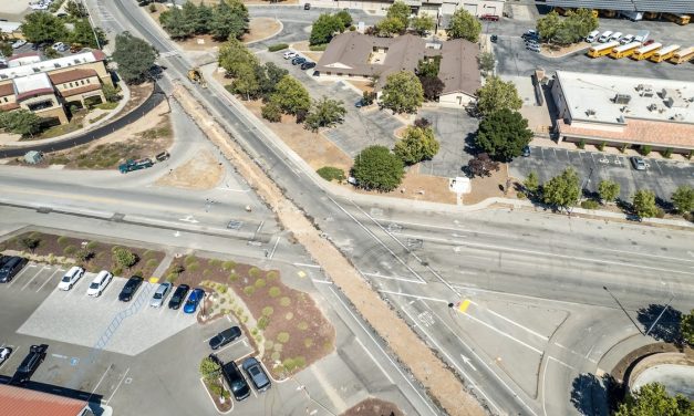 Progress of Golden Hill Roundabout Seen from Aerial Photo