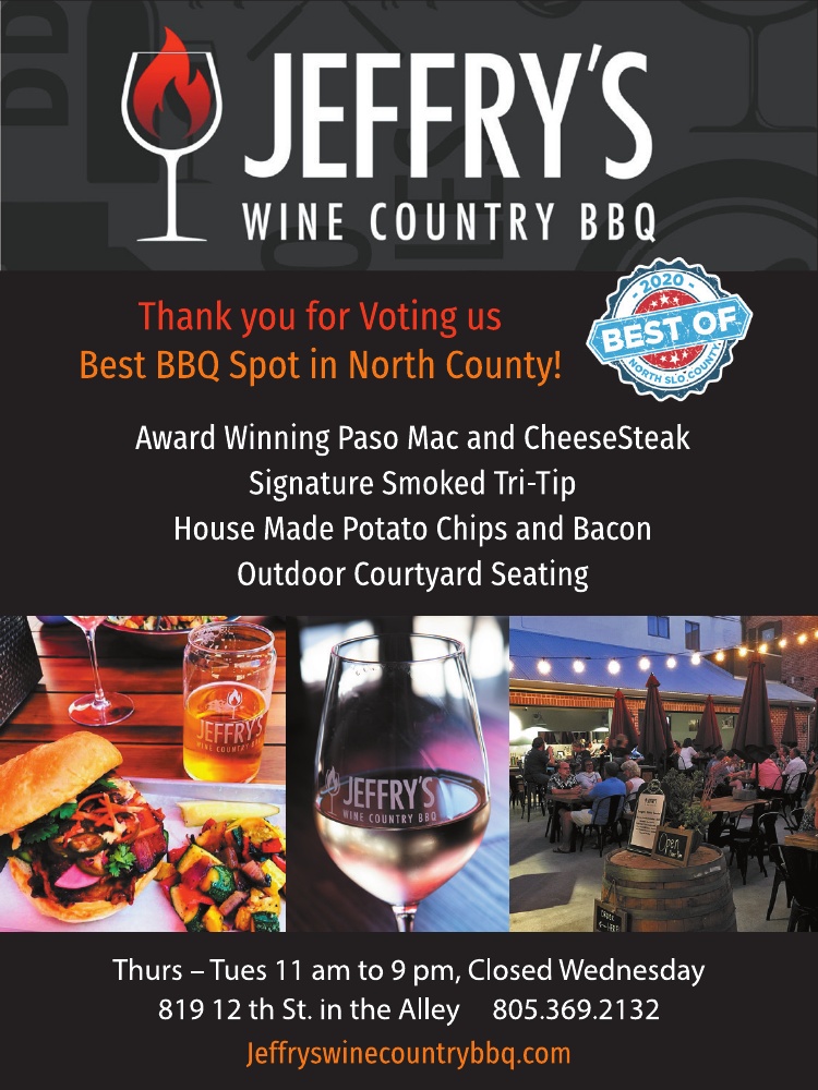 Jeffrys Wine Country BBQ Best of 2020