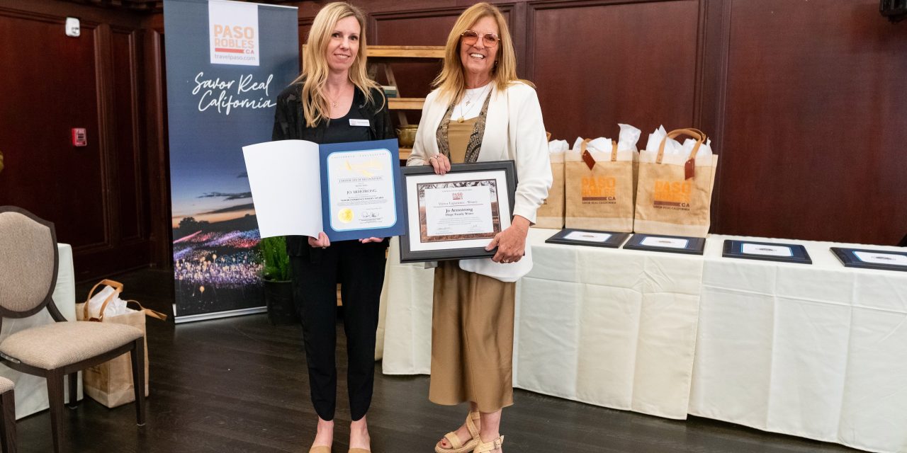 Hope Family Wines’ Jo Armstrong honored with Visitor Experience Award