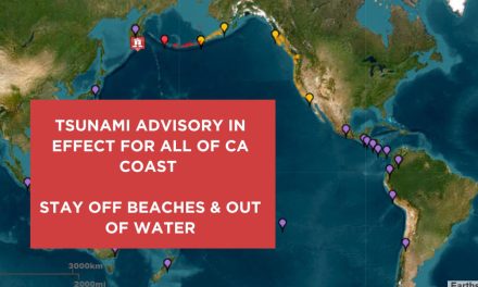 Tsunami Watch Upgraded to Advisory for California Coast