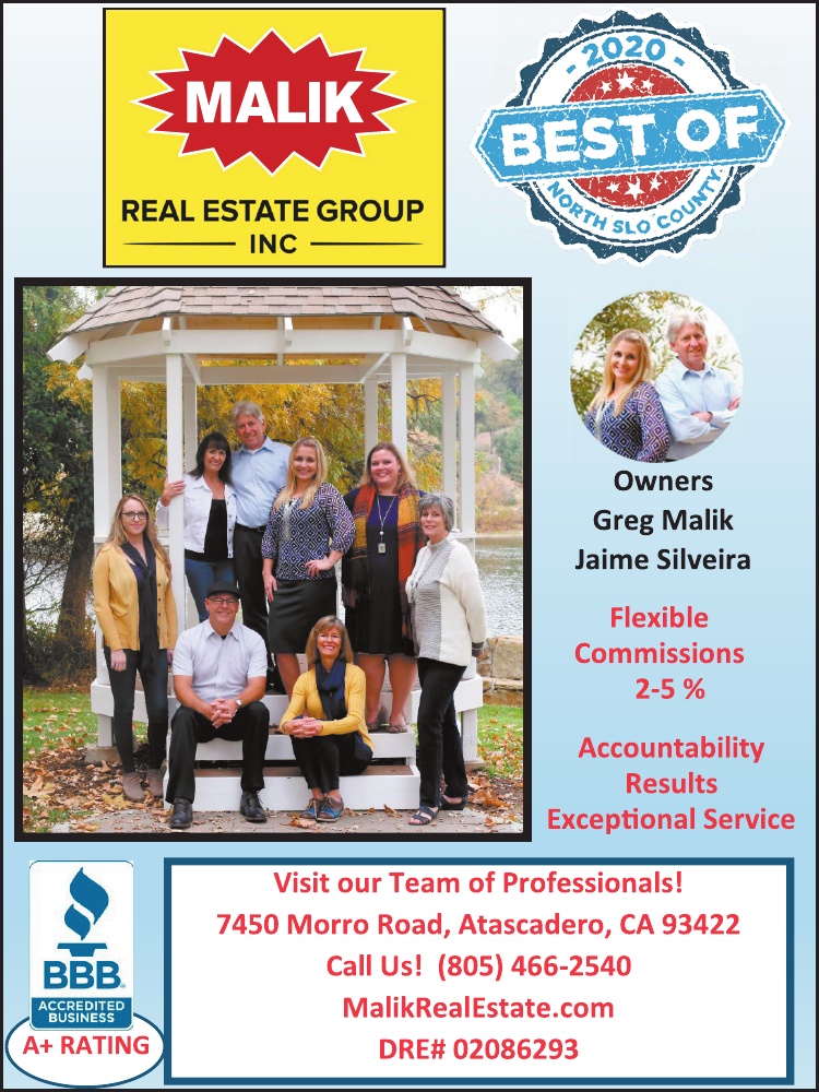 Best Real Estate Agent of North SLO County 2020