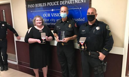 Paso Robles Police Chief Lewis Awards Medals of Valor