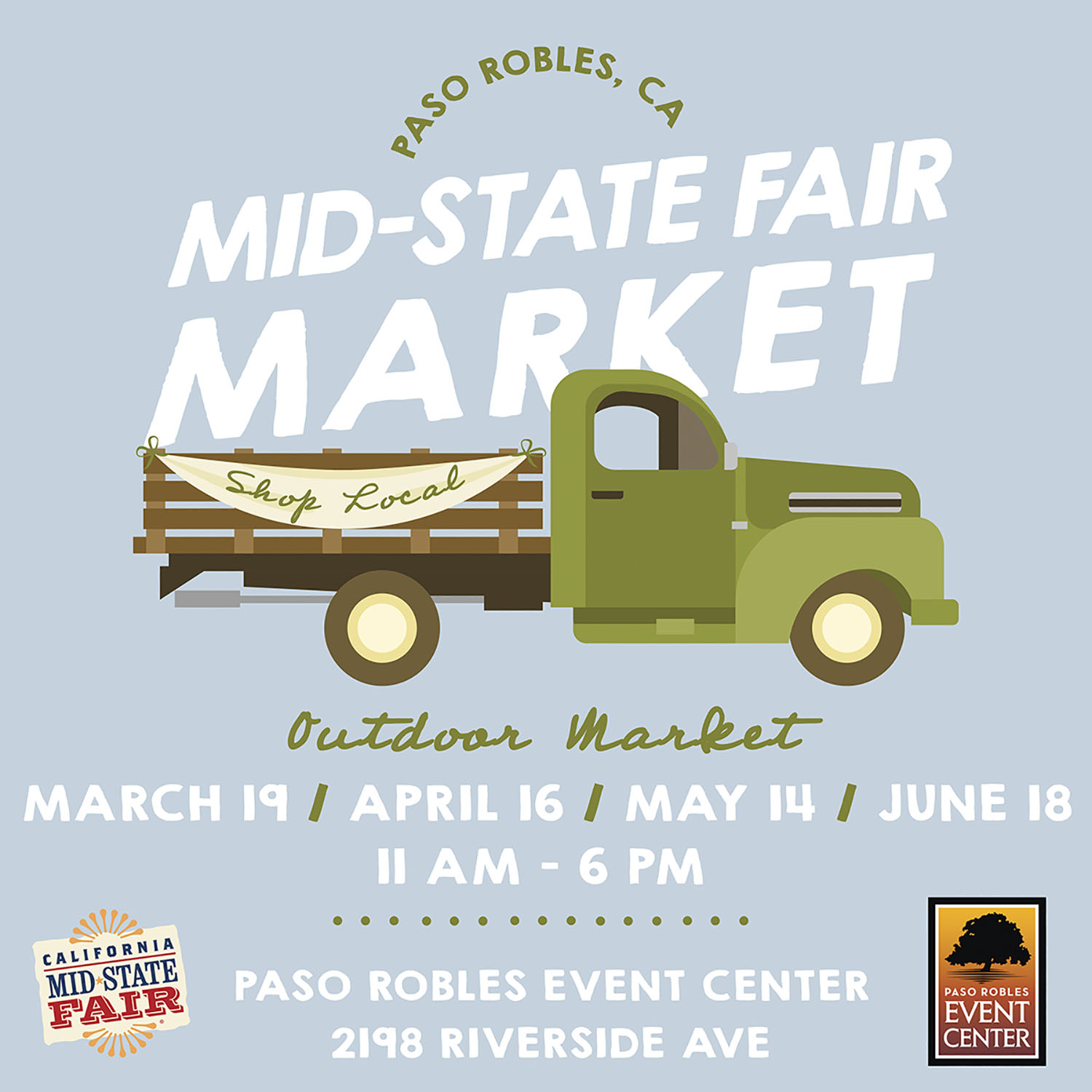 Paso Robles Event Center Announces MidState Fair Outdoor Market • Paso