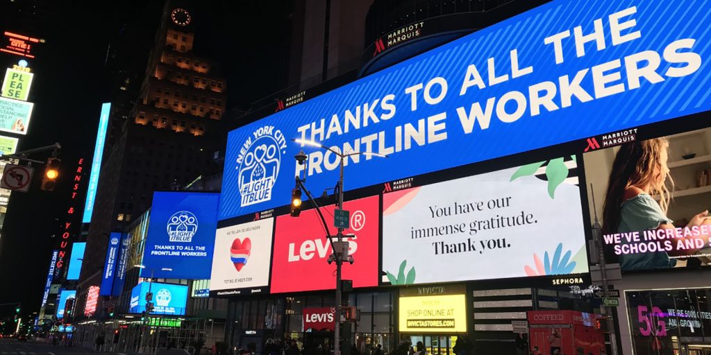 NY Times Square (credit Times Square @TimesSquareNYC)