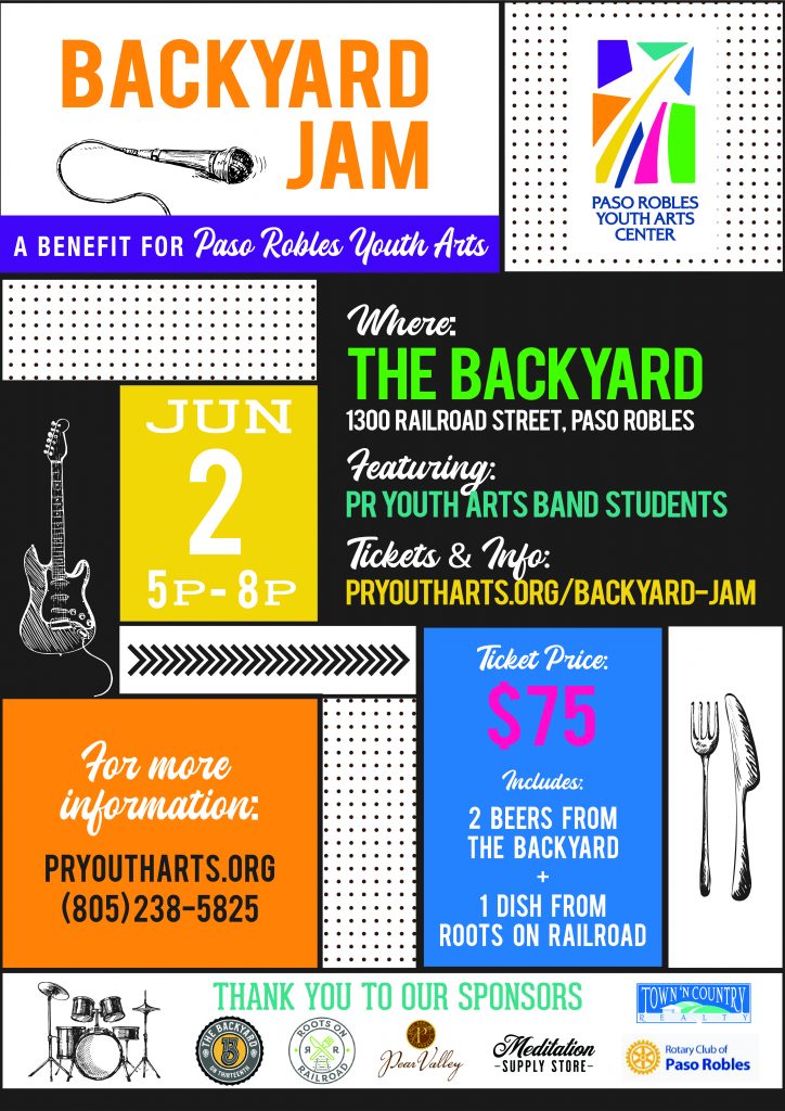 PRYA Backyard Jam Poster